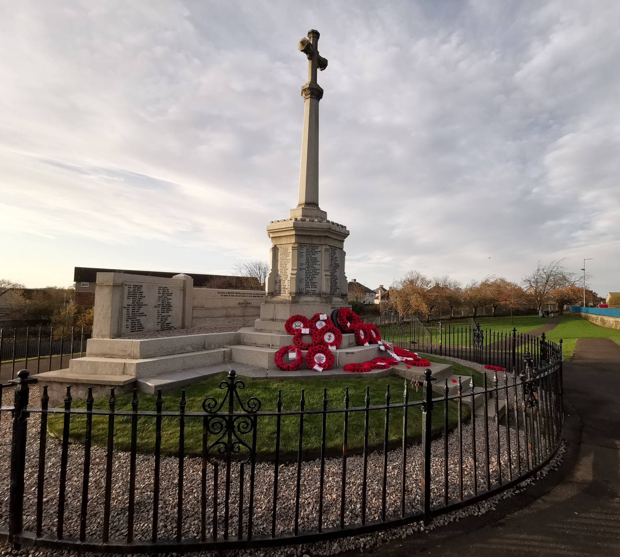 War Memorial, Glenview Park, Larkhall. 