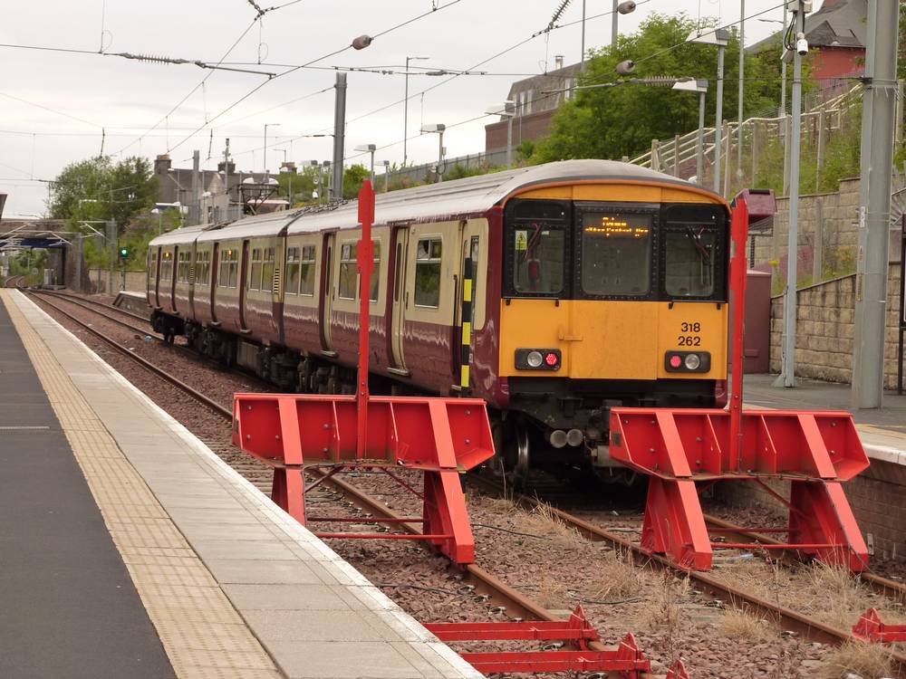 Larkhall station. 