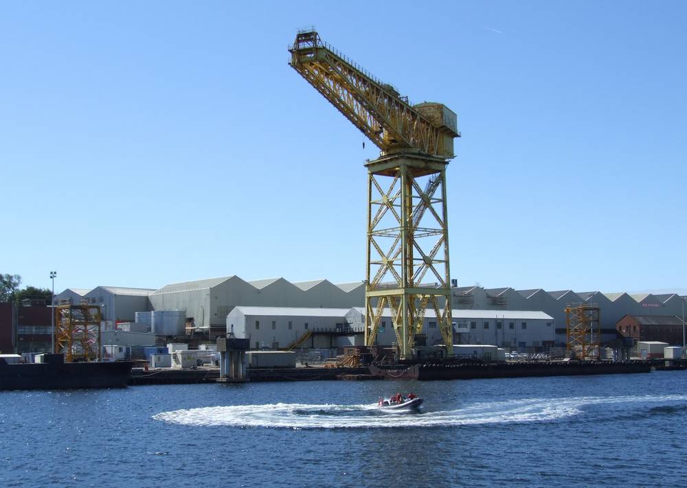 BAE Systems yard, Buccleuch Dock, Barrow-in-Furness.