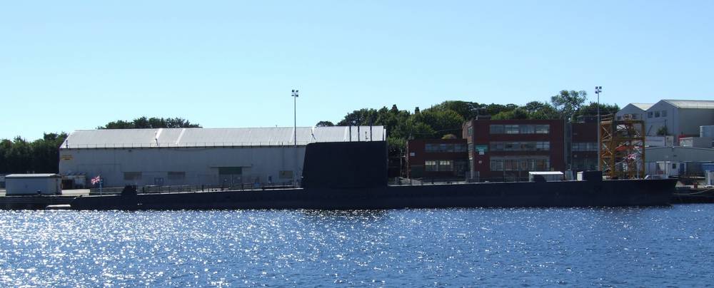 Submarine, Buccleuch Dock, Barrow-in-Furness.