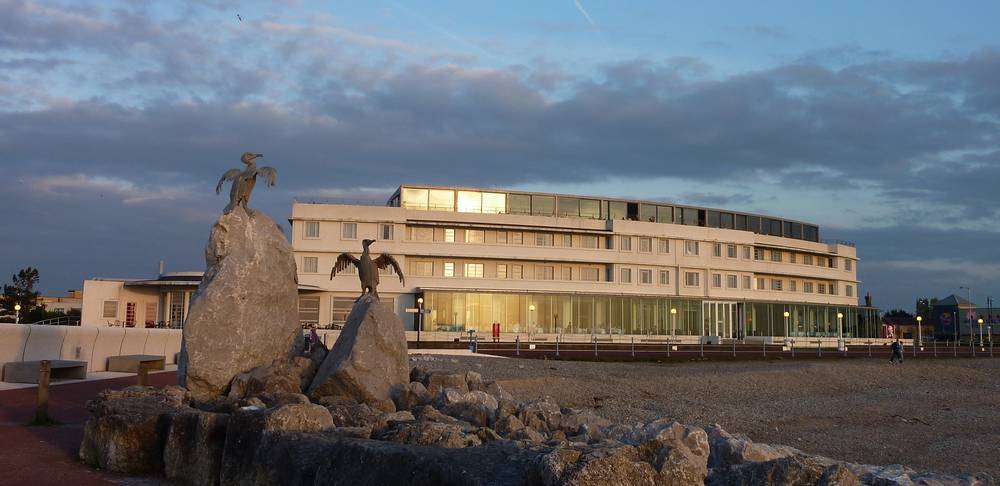 Midland Hotel Morecambe from the Stone Jetty