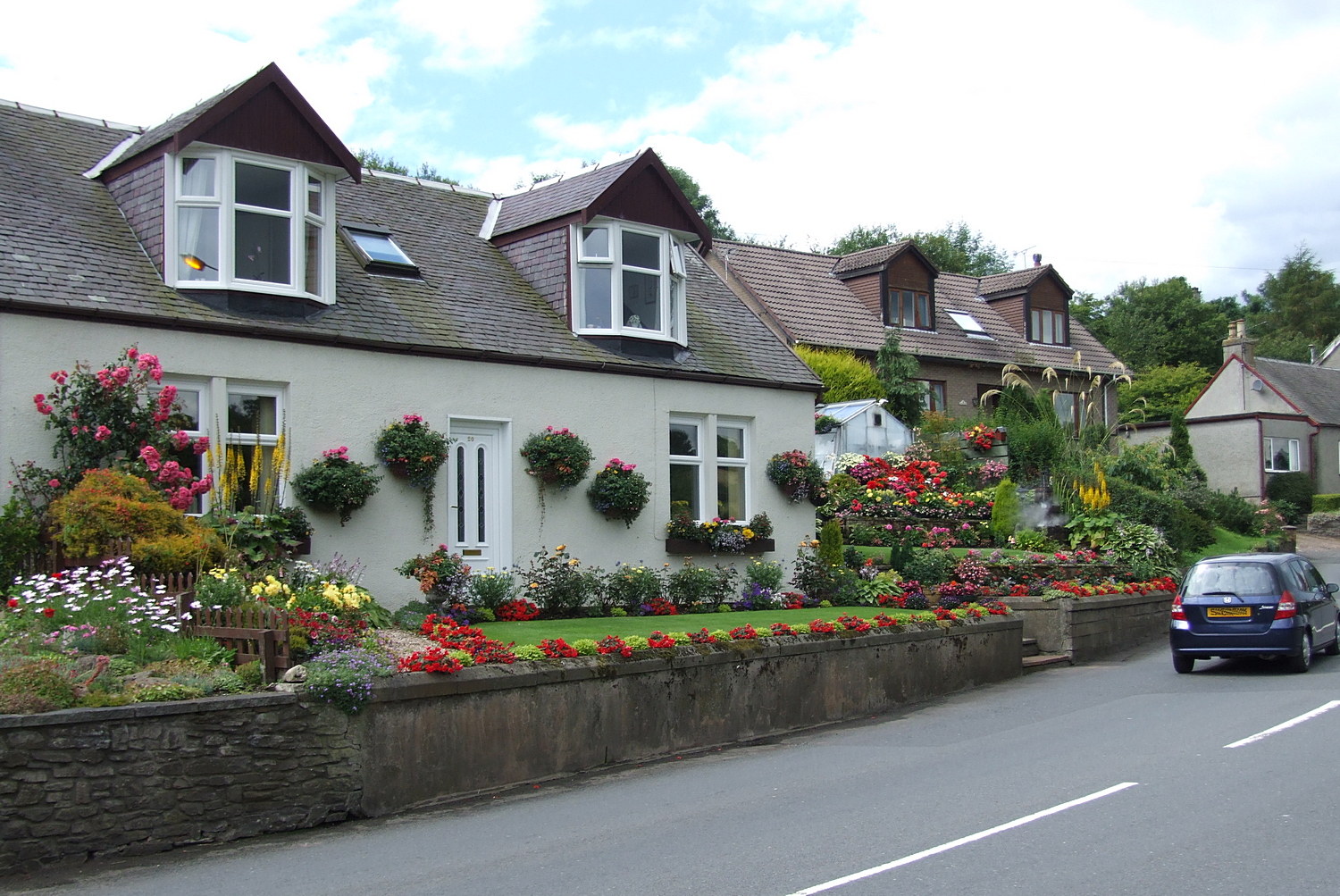 House of a keen gardiner in Kirkfieldbank