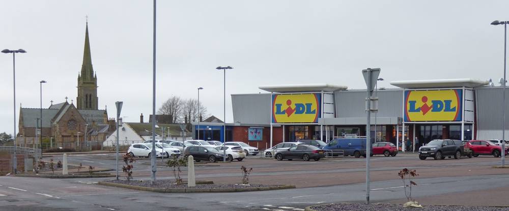 Lidl at Braidfute Retail Park