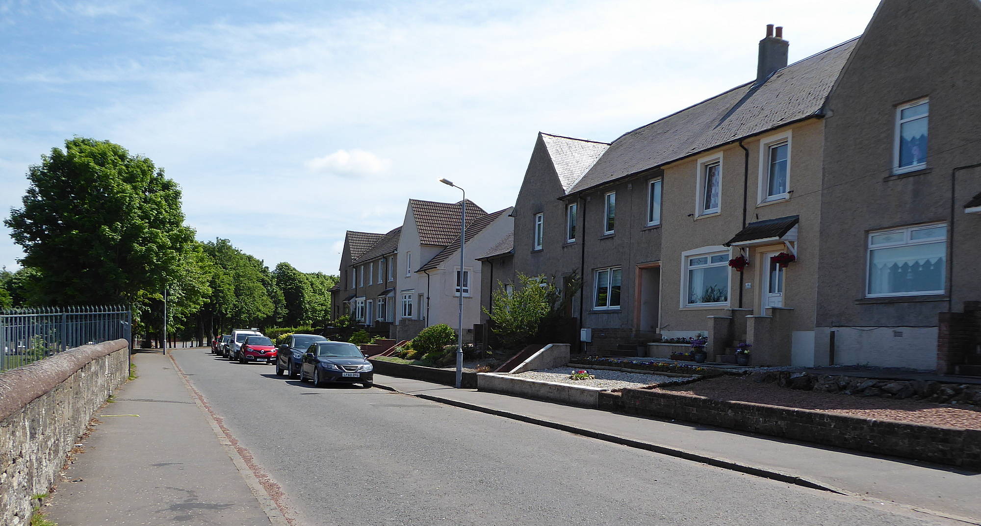 Burns Road - last section nearest Strathaven Road