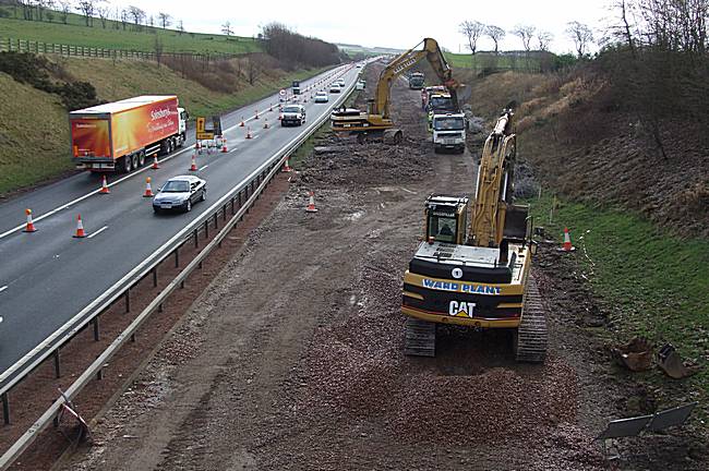 Motorway resurfacing