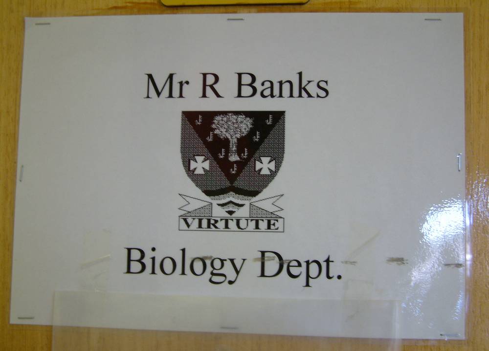 Entrance to Biology Department