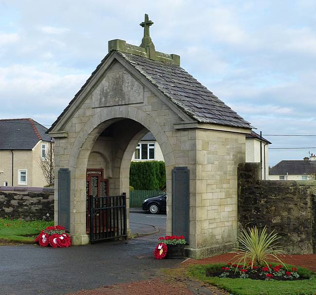 War Memorial, lesmahagow 2014