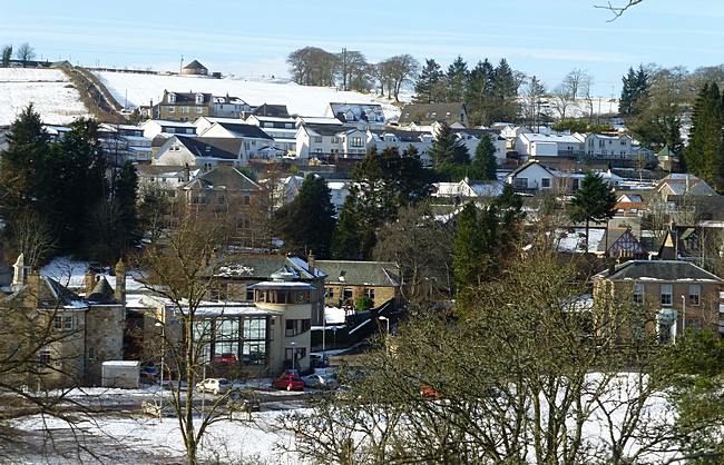 Lesmahagow in the snow