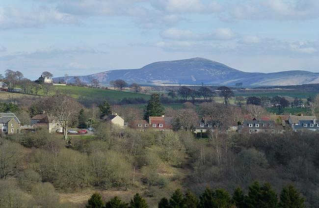 View from Garngour to Lesmahagow and Tinto