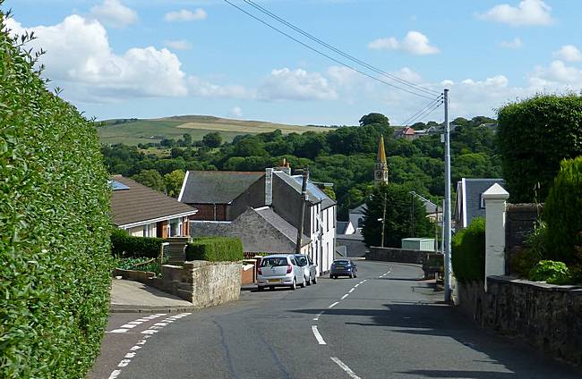 View down New Trows Road