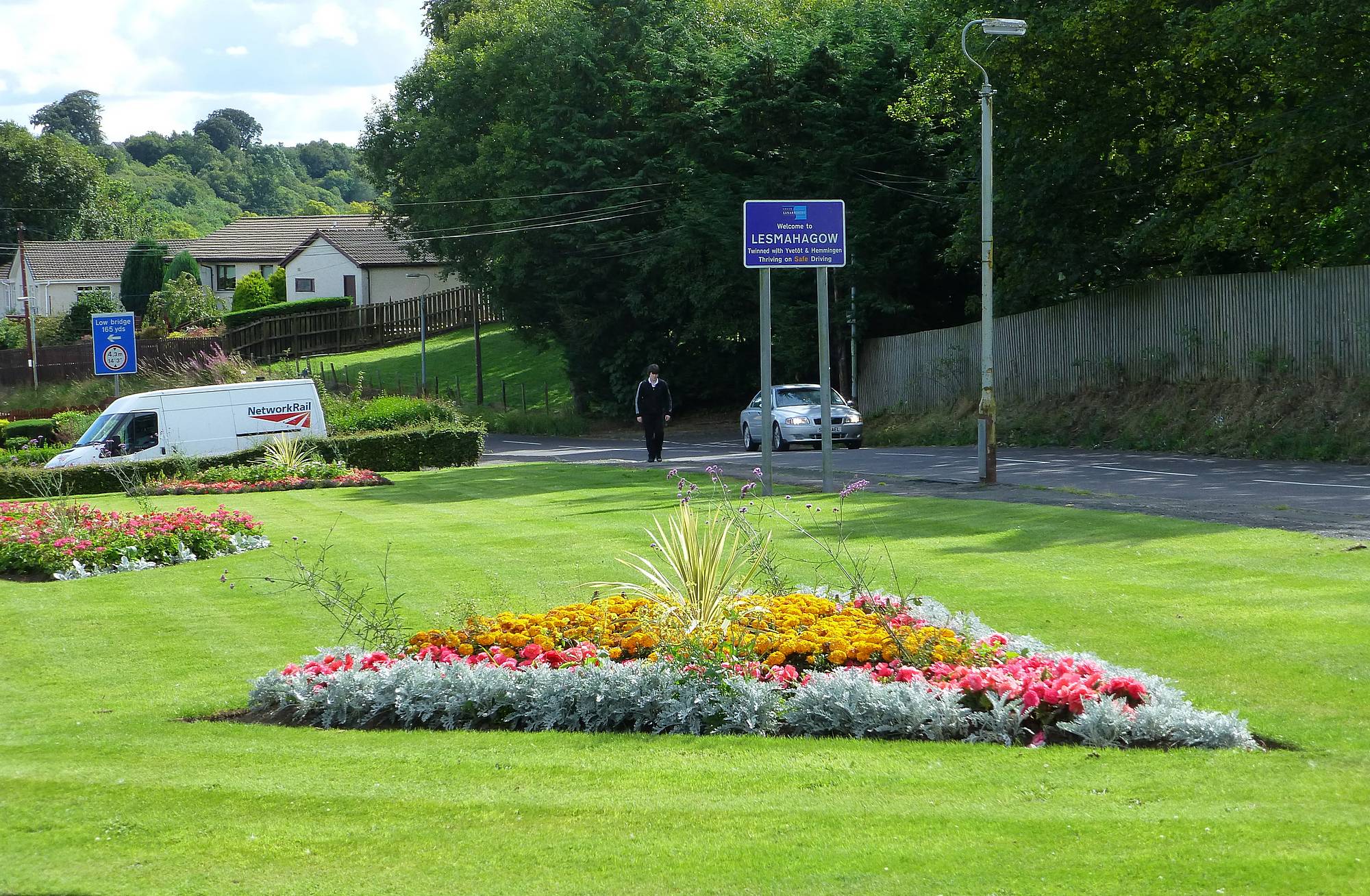 Flower bed in Old Carlisle Road