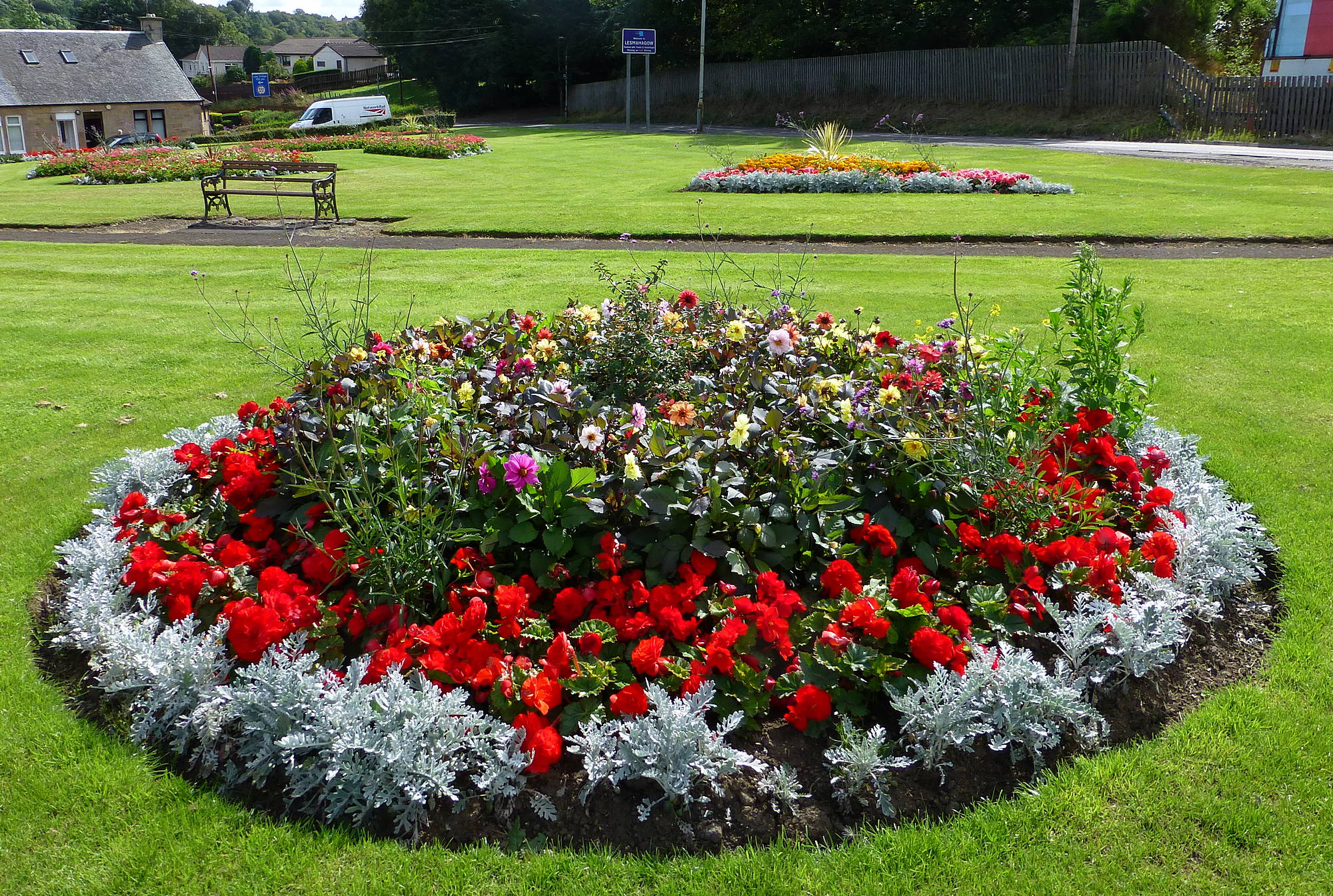 Flower bed in Old Carlisle Road