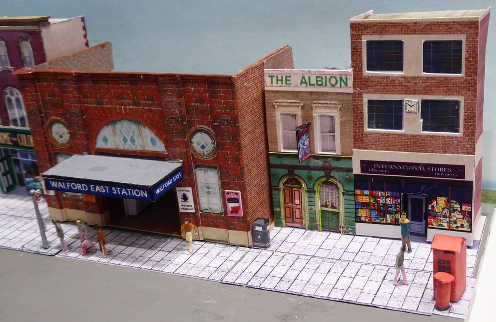 Model of Walford East Underground Station