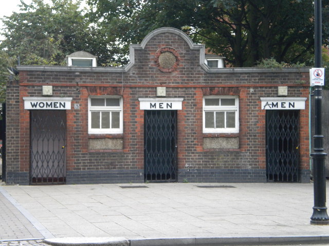 Public Toilets, High Road N17, by Robin Sones