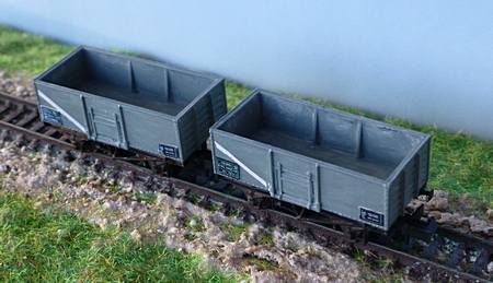 unfitted wagons painted