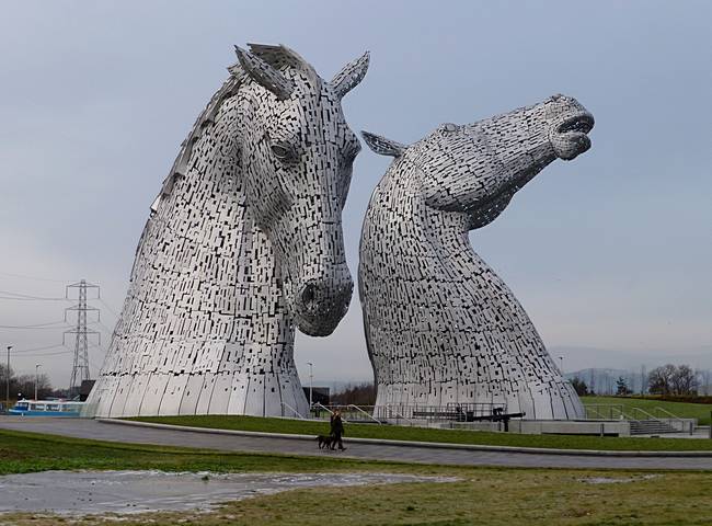 The Kelpies near Falkirk