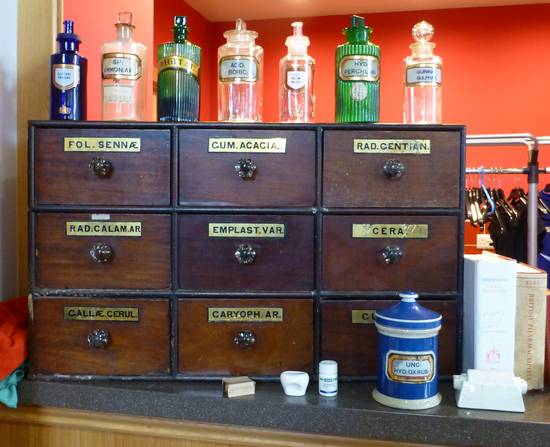 Objects from Old Lesmahagow Pharmacy