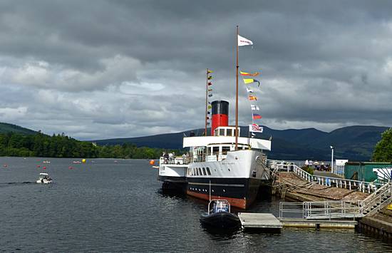 Maid of the Loch at Balloch Pier