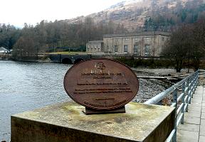 Plaque at Inveruglas