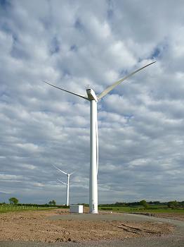 Windfarm adjacent to the M74 at Canderside, near Larkhall